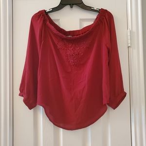 2 for $12 TOPS! Women's Off Shoulder Blouse